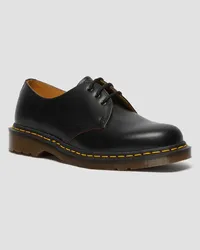 Dr.Martens Vintage 1461 Quilon Leder Oxford Schuhe in Schwarz Schwarz