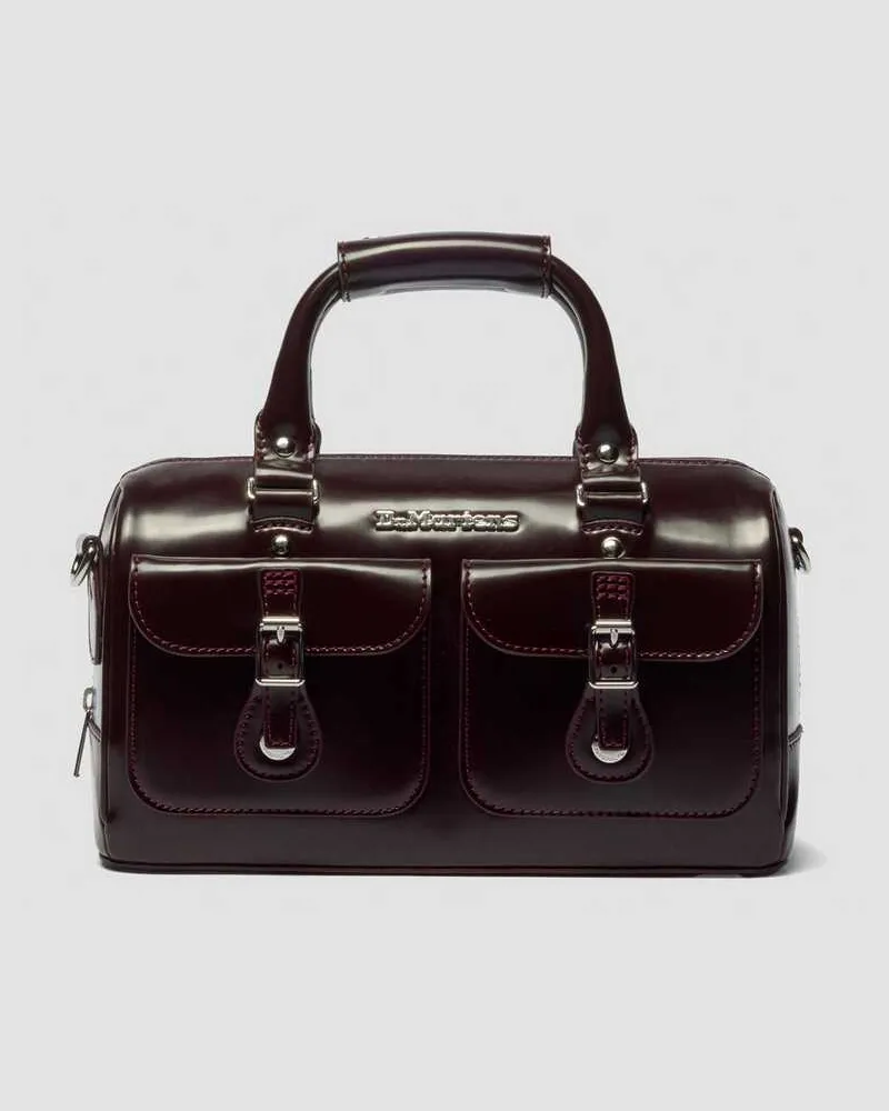 Dr.Martens Top Handle Rub Off Leder Tasche in Rot Rot