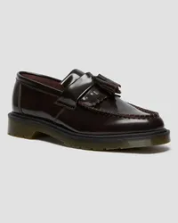 Dr.Martens Adrian Arcadia Leder Tassel Loafer in Rot Rot