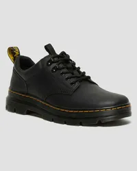 Dr.Martens Reeder Wyoming Leder Utility Schuhe in Schwarz Schwarz