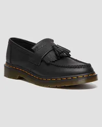 Dr.Martens Adrian Virginia Leder Tassel Loafer in Schwarz Schwarz