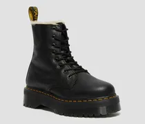 Jadon Leder Plateaustiefel Mit Kunstfellfutter Schuhe in Schwarz, Größe