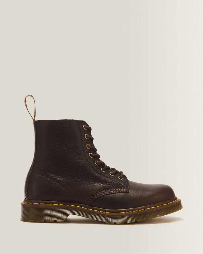 Dr.Martens 1460 Pascal 8-Ösen Ambassador Leder Schnürstiefel in Braun, Größe Braun