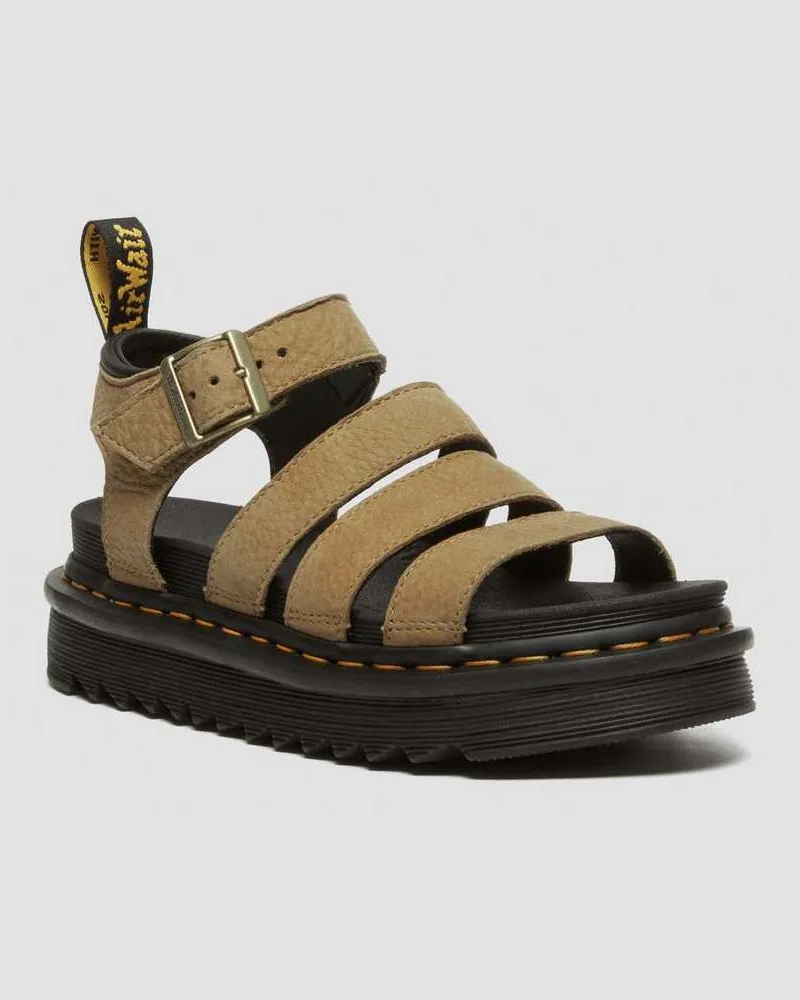 Dr.Martens Blaire Tumbled Nubuck Sandalen in Bräunen/Braun, Größe Bräunen