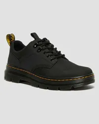 Dr.Martens Leder Reeder Extra Tough Utility Schuhe in Schwarz Schwarz