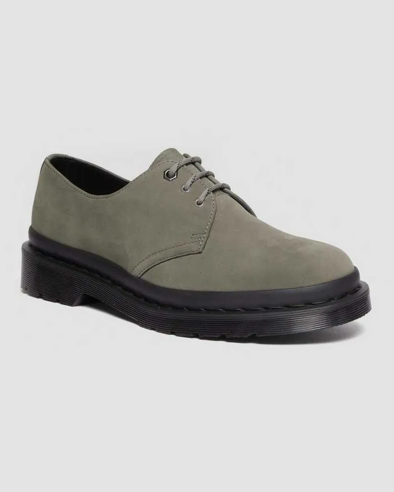 Dr.Martens 1461 Gemalen Nubuck Oxford Schuhe in Grau, Größe Grau