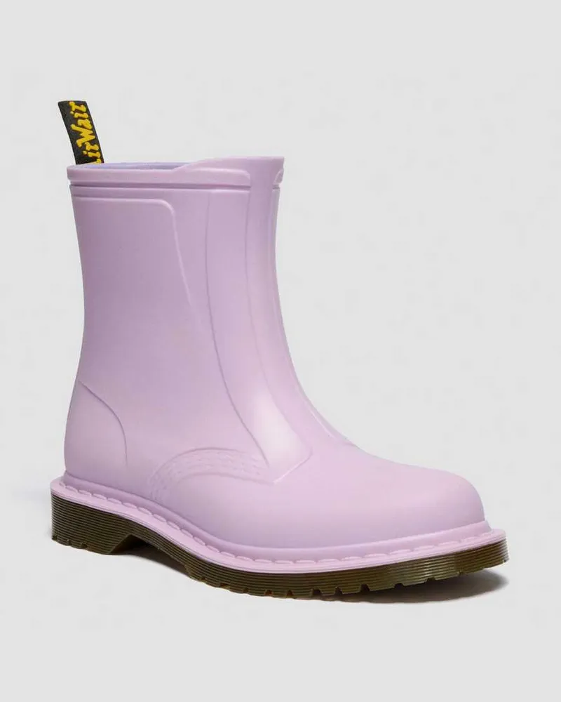 Dr.Martens 1460 Wellington Rain Stiefel in Violett, Größe Violett