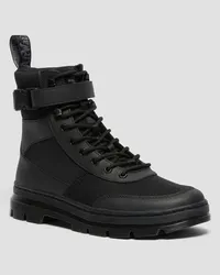 Dr.Martens Combs Tech II Utility Stiefel, Leder in Schwarz Schwarz