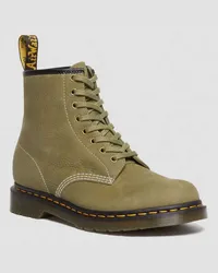 Dr.Martens 1460 Tumbled Nubuck Leder Schnürstiefel in Grün Grün