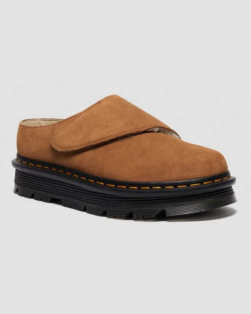 Dr.Martens Zebzag Anywair Wildleder Mules Mit Futter in Braun, Größe Braun