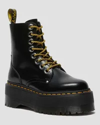 Dr.Martens Jadon Max Buttero Leder Plateaustiefel in Schwarz Schwarz