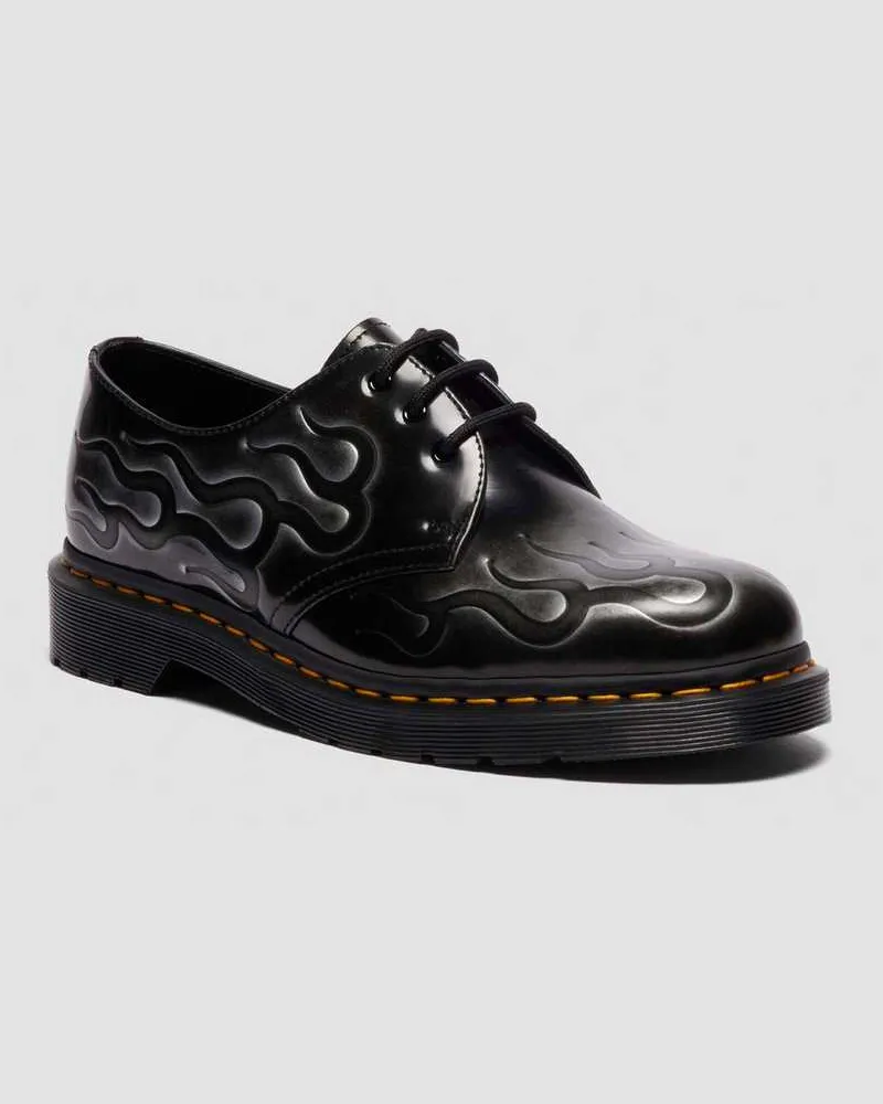 Dr.Martens 1461 Inferno Leder SchnürSchuhe in Metallic, Größe Metallic