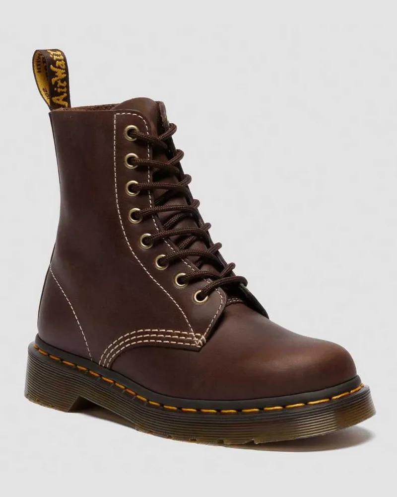 Dr.Martens 1460 Wyoming Leder Schnürstiefel in Braun, Größe Braun