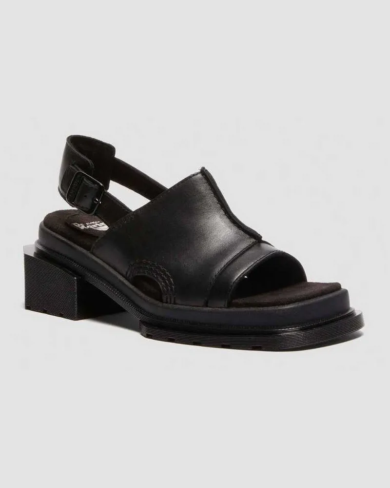 Dr.Martens Maybole Wanama Leder Sandalen Schuhe in Schwarz, Größe Schwarz