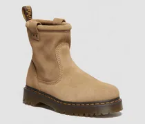 Anistone Lo Wildleder Biker Stiefel in Bräunen, Größe