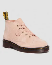 Dr.Martens Suède Church Desert Oasis Wildleder Monkey Stiefel in Rosa/Creme Rosa