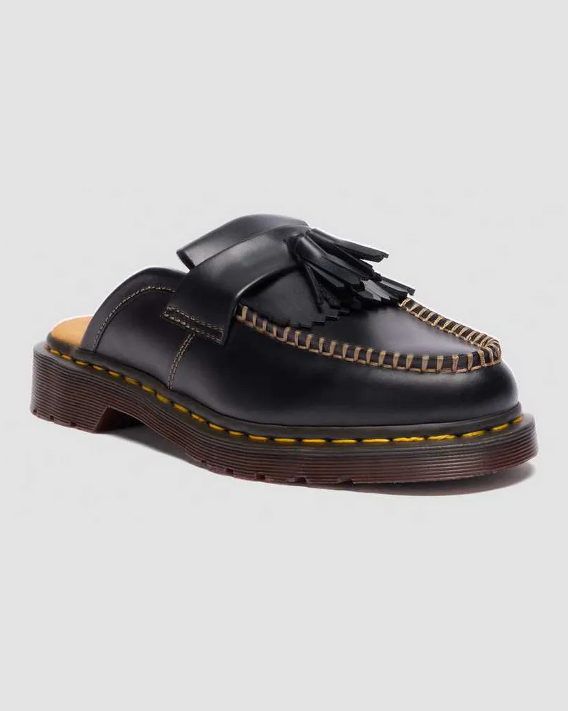 Dr.Martens Adrian Leder Mules Loafer in Schwarz, Größe Schwarz
