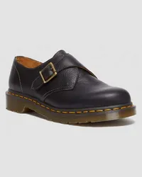 Dr.Martens 1461 Monk Buckle Leder Schuhe in Schwarz Schwarz