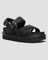 Dr.Martens Voss II Lederband Sandalen in Schwarz Schwarz