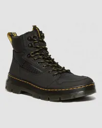 Dr.Martens Leder Rilla Lace Up Utility Stiefel in Schwarz Schwarz