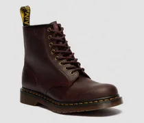 1460 Crazy Horse Leder Stiefel in Rot, Größe