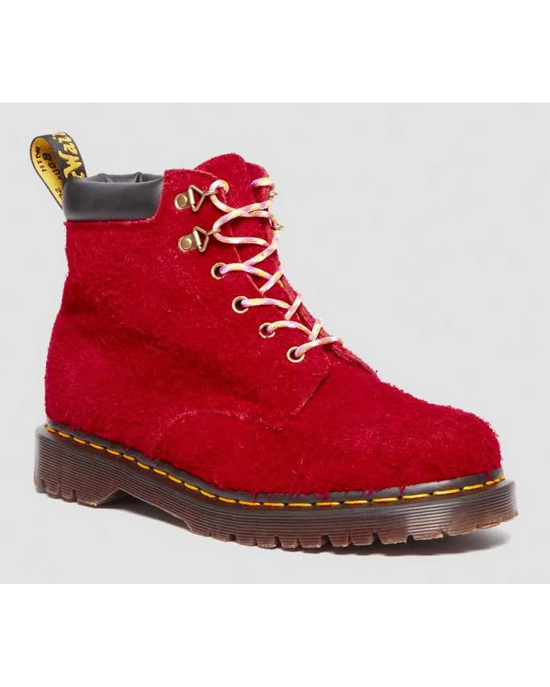 Dr.Martens 939 Ben Suede Padded Collar Schnürstiefel in Rot Rot