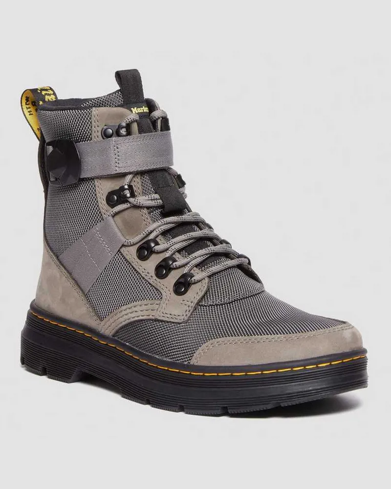 Dr.Martens Combs Tech II Casual Stiefel Mit Fleece-Futter in Grau, Größe Grau