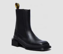 Maybole Leder Chelsea Stiefel Mit Eckiger Zehenpartie Schuhe in Schwarz, Größe