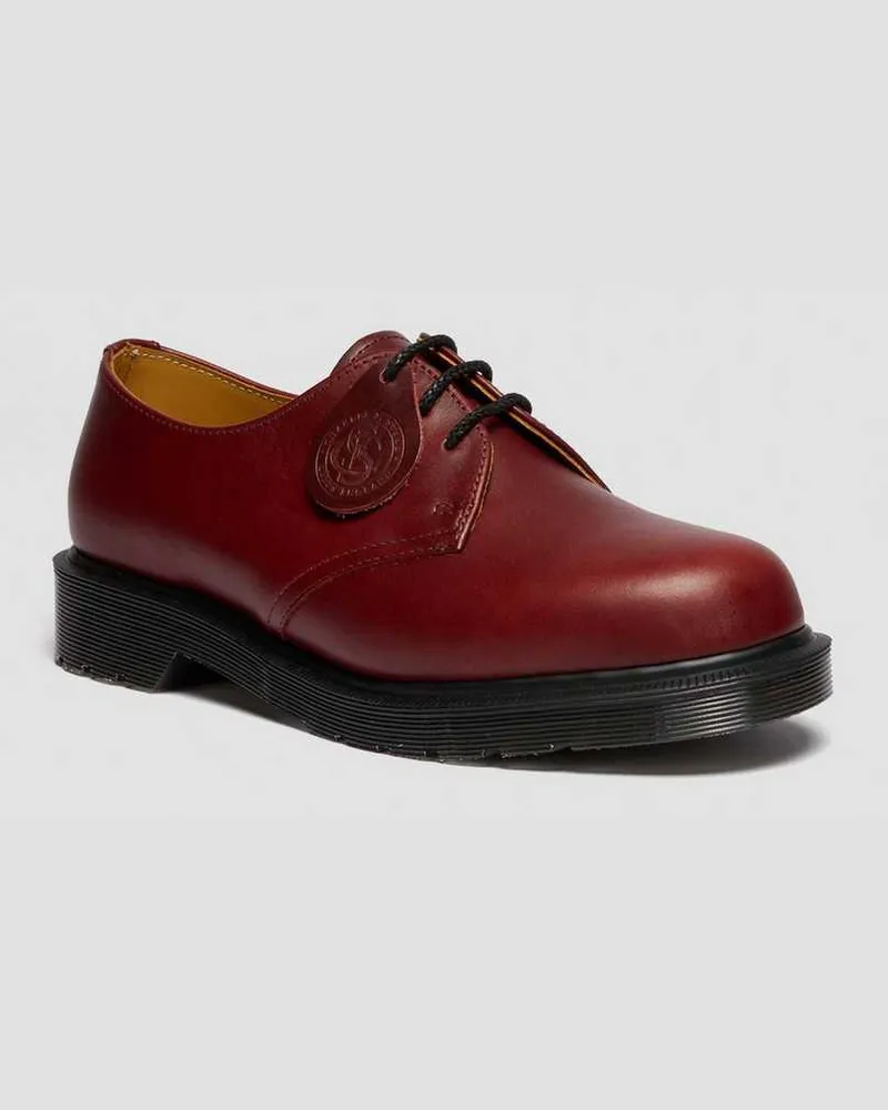 Dr.Martens 1461 Classic Calf Leder Schuhe in Rot, Größe Rot