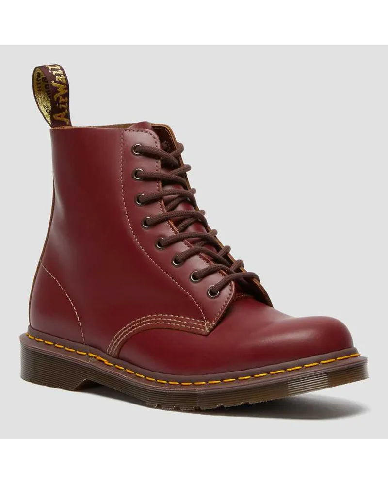 Dr.Martens 1460 Vintage, Leder Stiefel in Rot Rot