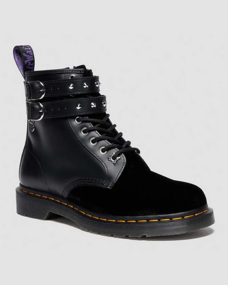 Dr.Martens Glatt Leder 1460 Wednesday Stiefel in Schwarz, Größe Schwarz