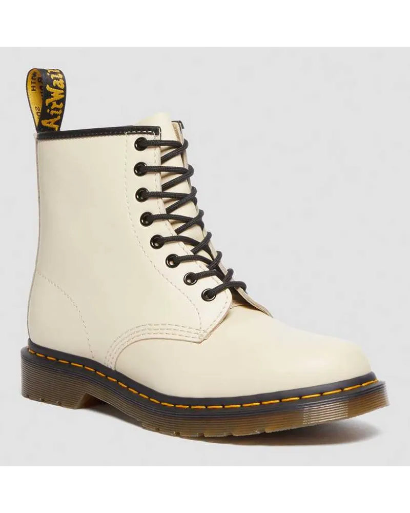 Dr.Martens 1460 Glattleder Schnürstiefel in Creme Creme