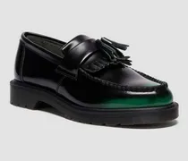 Adrian Tassel Arcadia Rub Off Leder Loafer in Grün, Größe