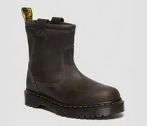 Anistone Lo Leder Biker Stiefel in Grau, Größe