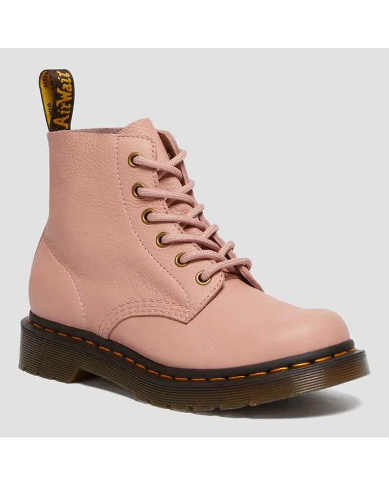 Dr.Martens 101 Unbound Virginia Leder Stiefeletten in Rosa/Creme Rosa