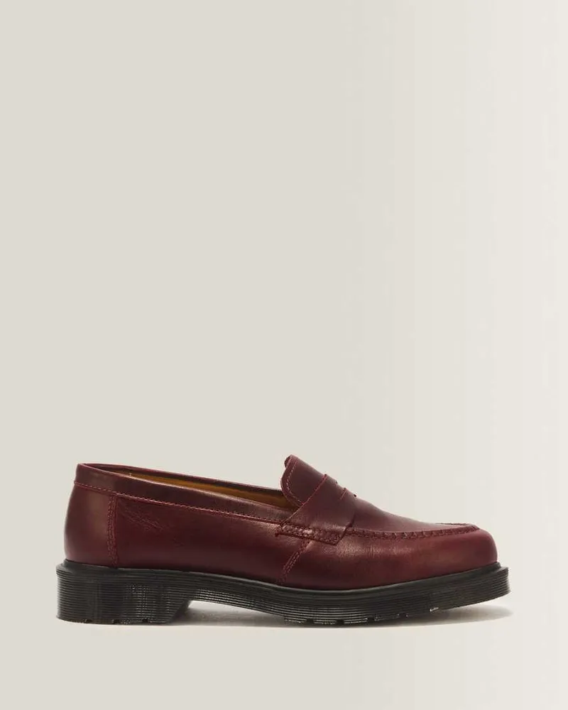 Dr.Martens Delapre Penny Loafer in Rot, Größe Rot