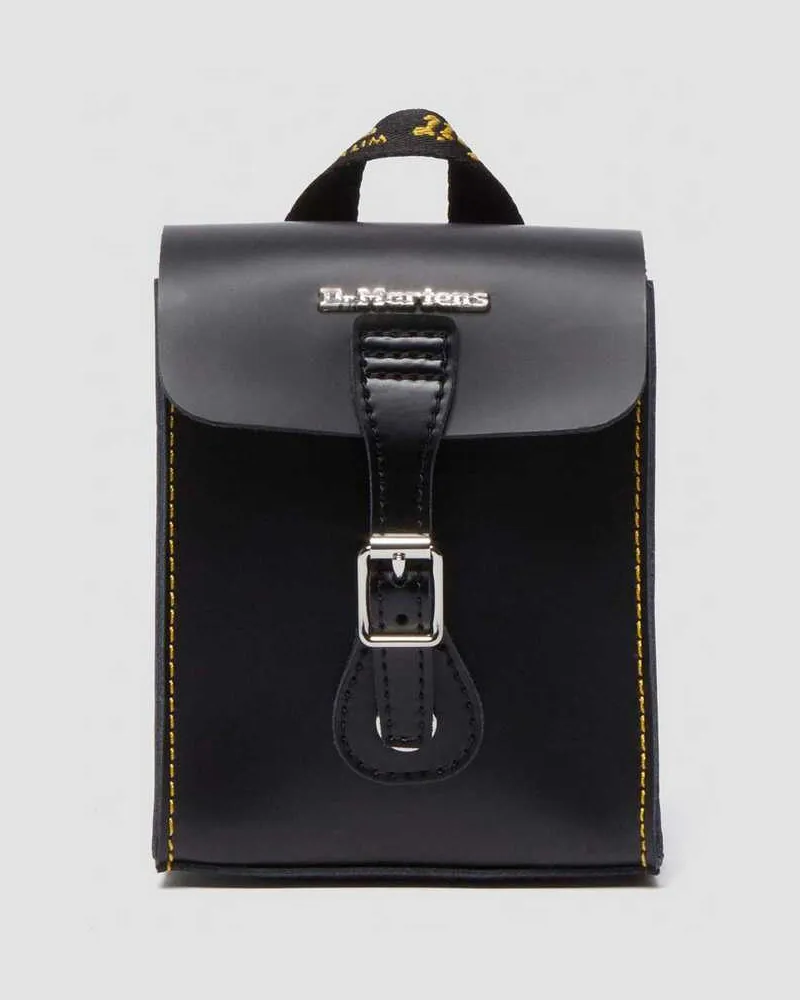 Dr.Martens Micro Leder Rucksack in Schwarz 