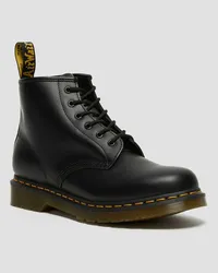 Dr.Martens 101 Stiefel Zum Schnüren, Leder in Schwarz Schwarz