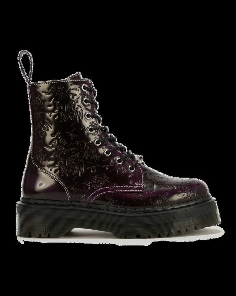 Dr.Martens Leder Jadon The Exorcist Stiefel in Violett, Größe Violett