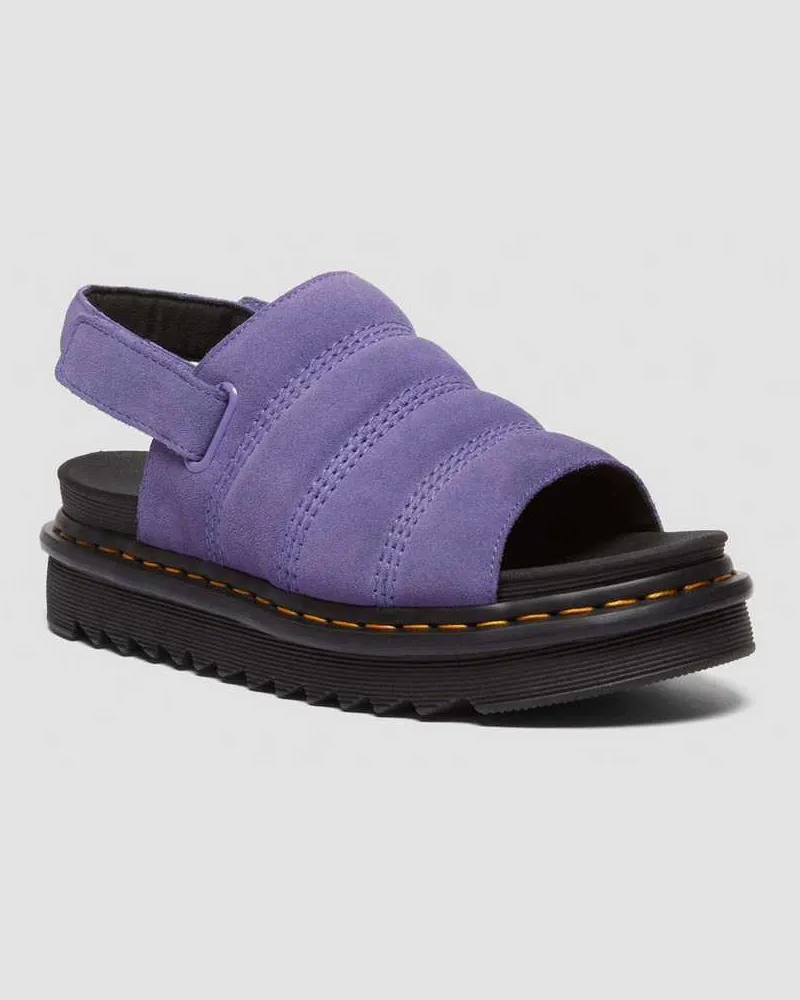Dr.Martens Kole Wildleder Sandalen in Violett, Größe Violett