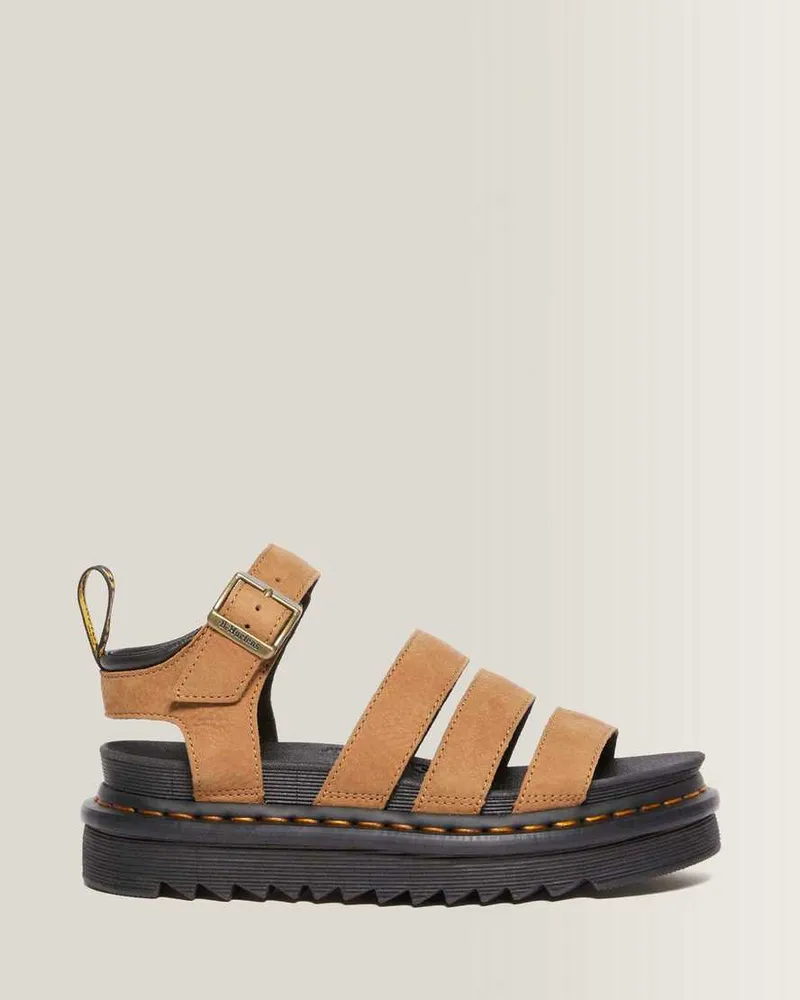 Dr.Martens Blaire Tumbled Nubuck Sandalen in Braun, Größe Braun