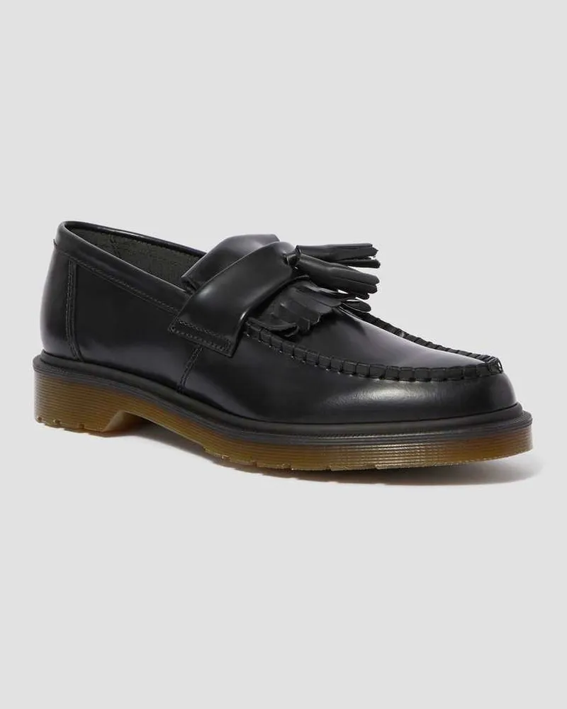 Dr.Martens Glatt Leder Adrian Glatte Loafer in Schwarz, Größe Schwarz