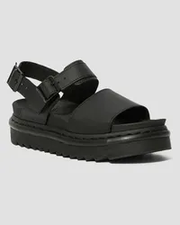 Dr.Martens Voss Riemen Sandalen, Damen, Leder in Schwarz Schwarz