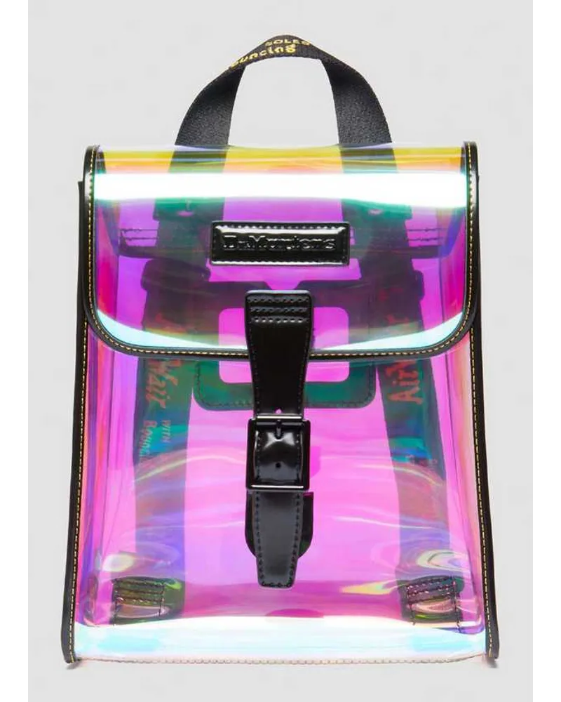 Dr.Martens Iridescent Pu Mini Rucksack in Schwarz/Mehrfarbig 