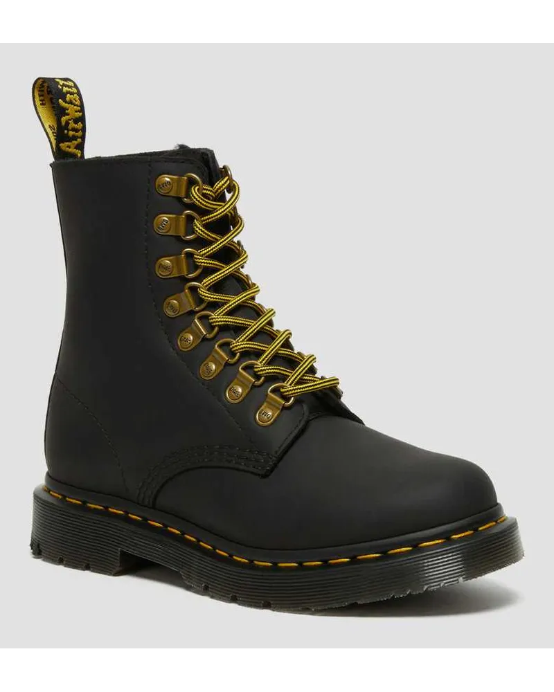 Dr.Martens 1460 Pascal Dm's Wintergrip Lederstiefeletten, in Schwarz Schwarz