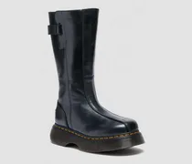 Buzz Hi Eclipse Leder Stiefel in Schwarz, Größe