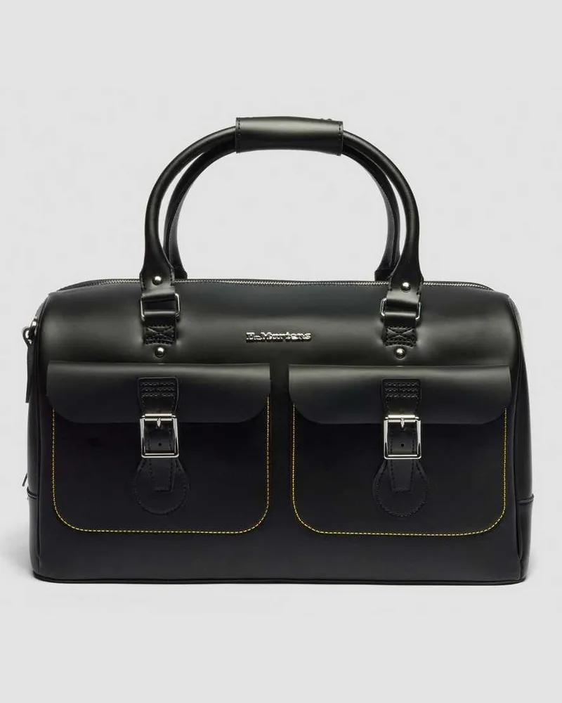 Dr.Martens Leder Daytripper Tasche in Schwarz Schwarz