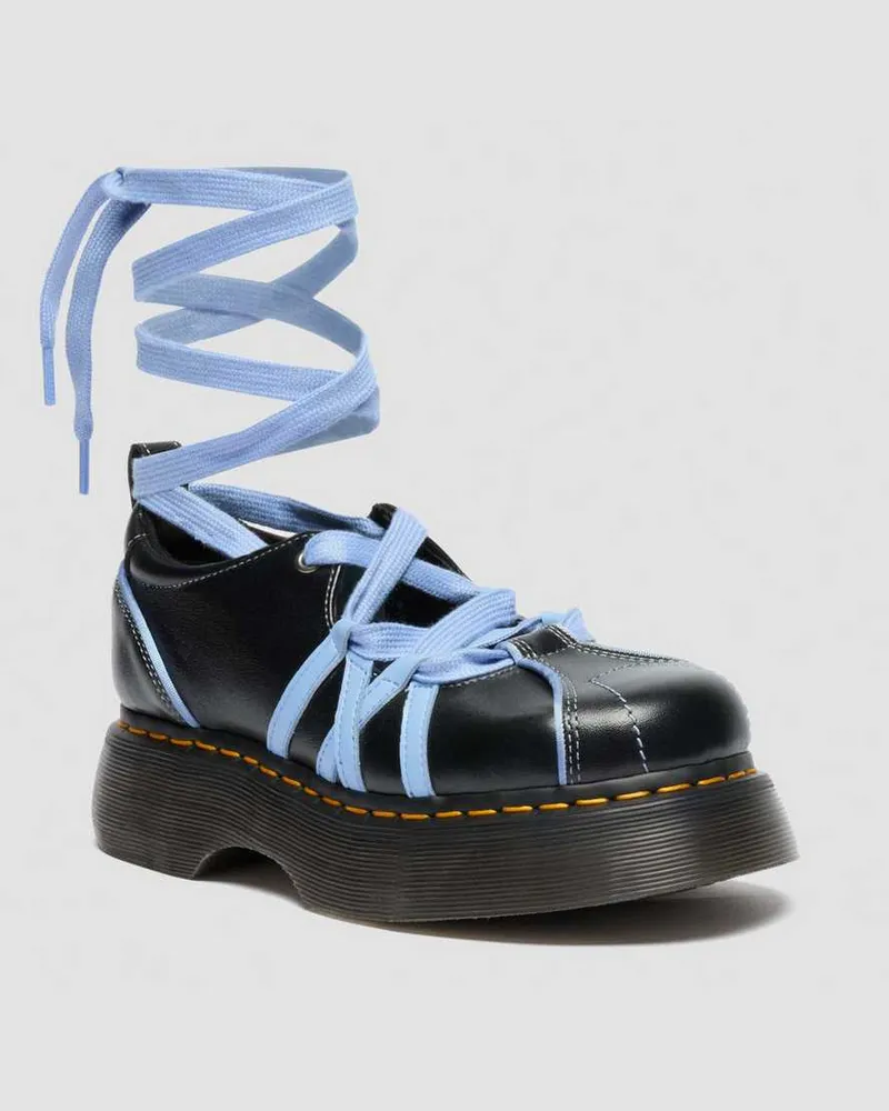 Dr.Martens Buzz Ballerina Gloss Leder Schuhe in Schwarz, Größe Schwarz