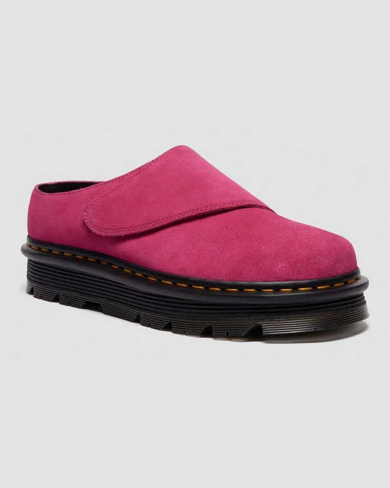 Dr.Martens Zebzag Anywair Wildleder Mules in Rosa, Größe Rosa