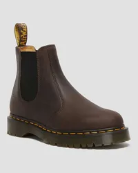 Dr.Martens Leder 2976 Bex Crazy Horse Chelsea Stiefel in Braun Braun